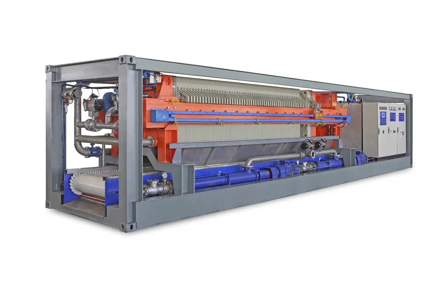 Membrane Plate Filter Press for High-Solids Sludge